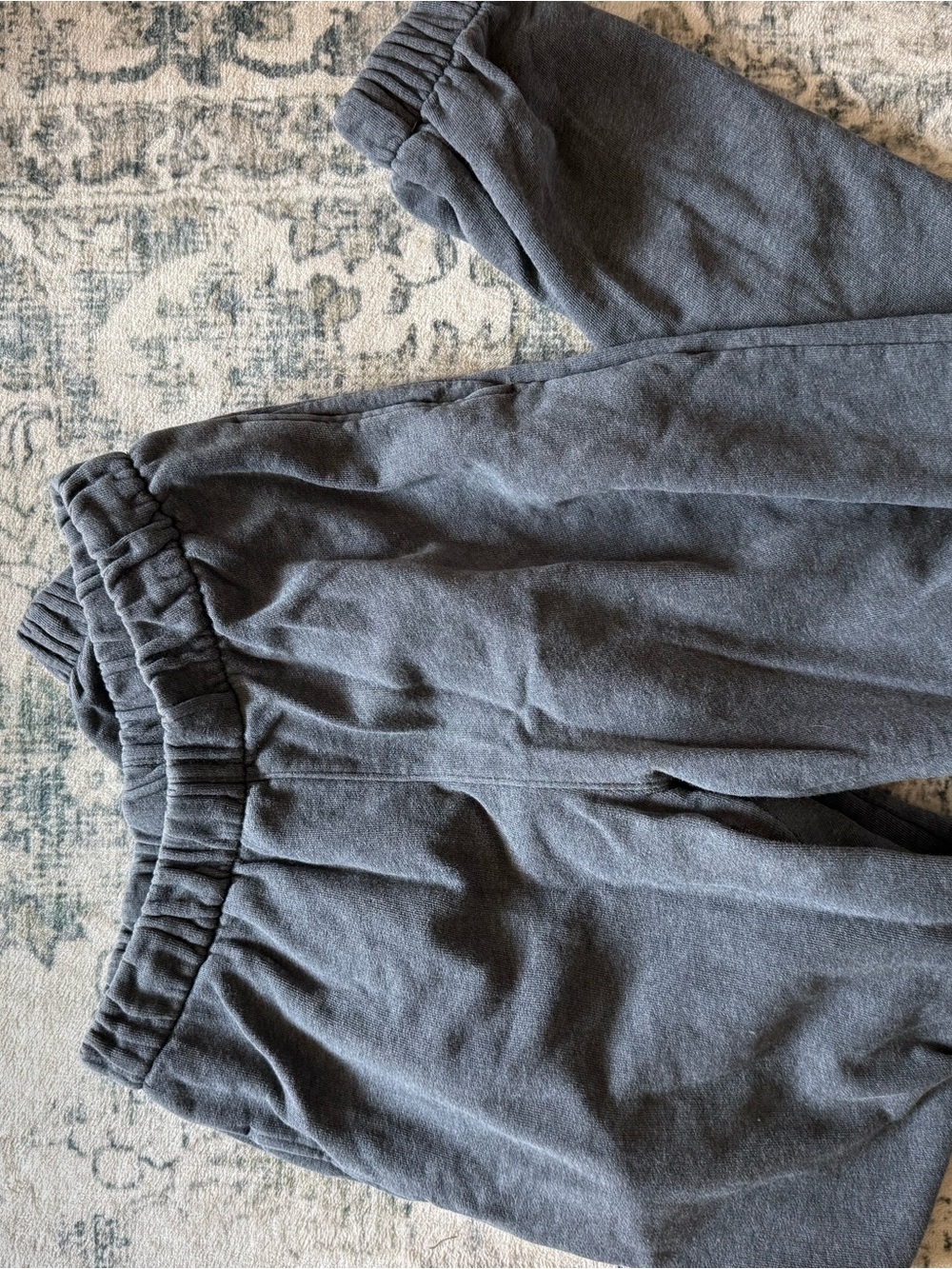 Brandy Melville Charcoal Gray Cozy Elastic Waist Sweatpants